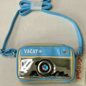 Cat & Jack VACAY Camera Girls Novelty Crossbody Zipper Close Purse/Handbag NWT